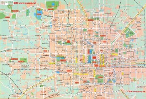 北京の地図