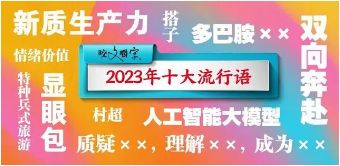 2023年の中国ネット流行語大賞