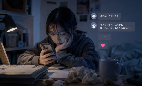 AIチャットに依存する中国の若者たち