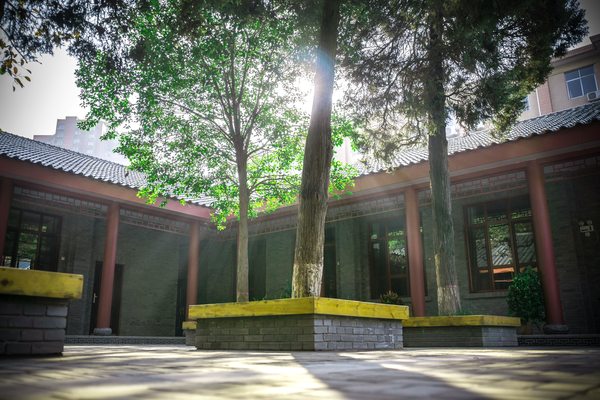 伝統建築の中庭