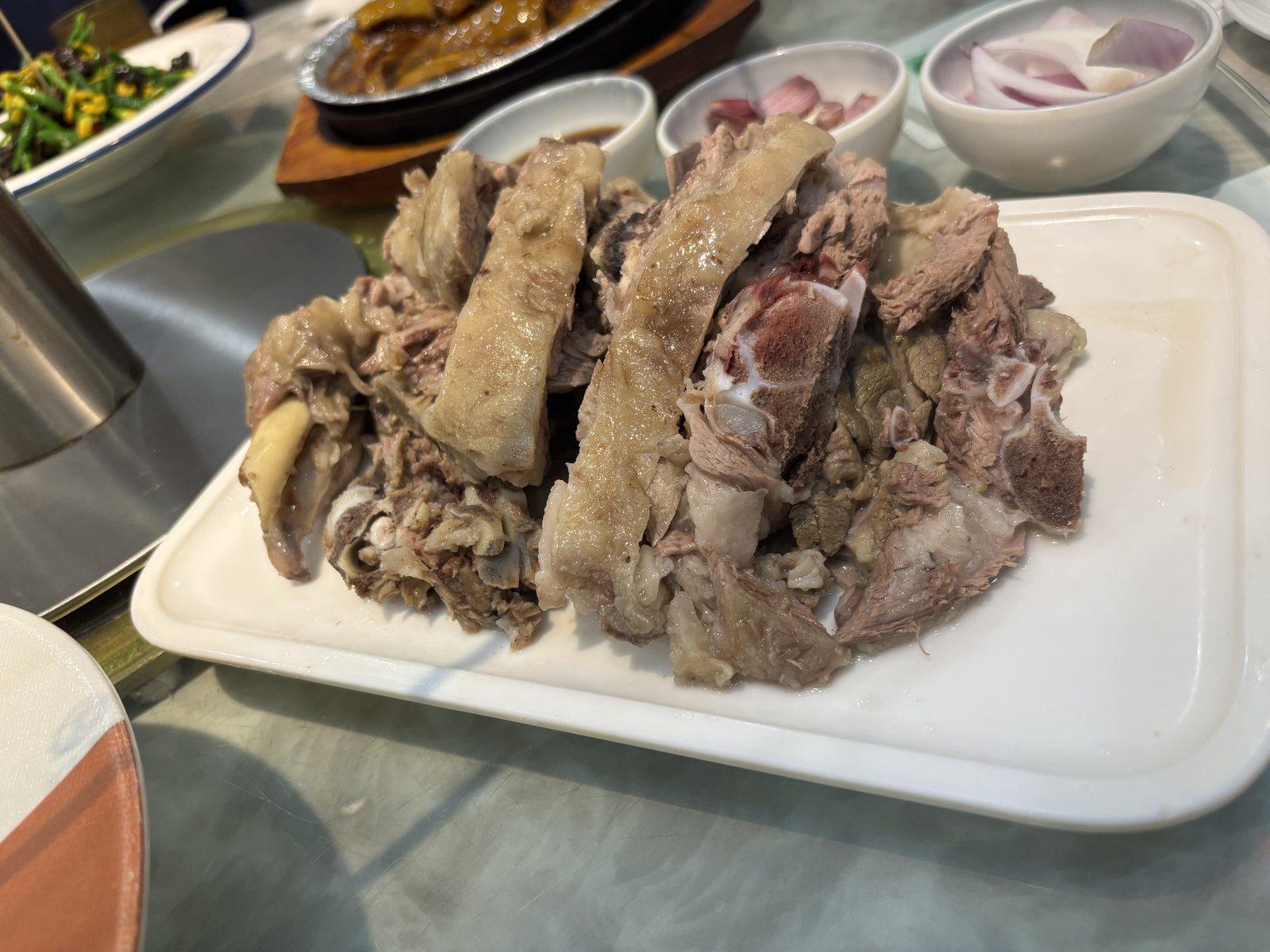 甘粛名物の手抓羊肉