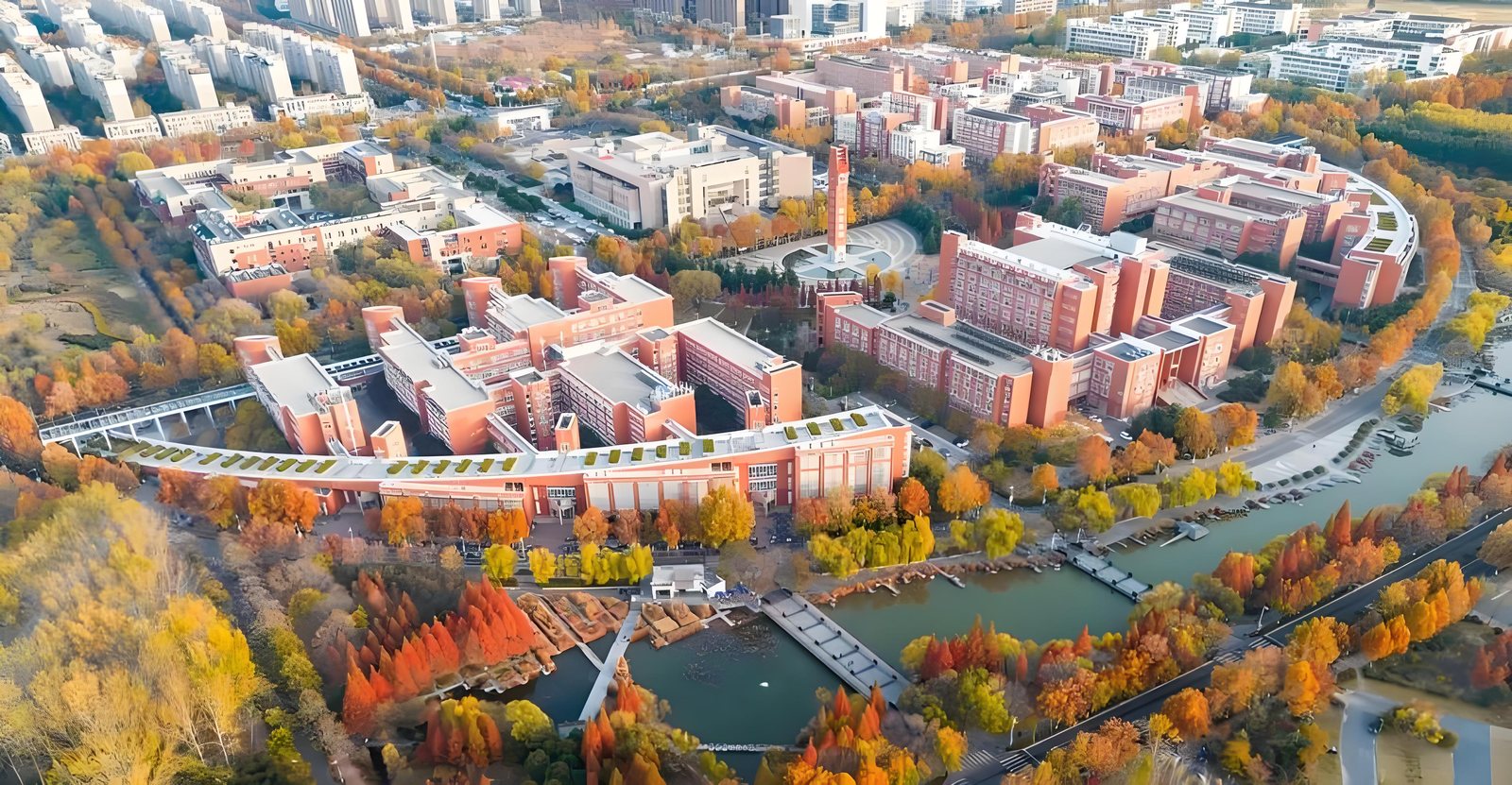 鄭州大学キャンパスの全景